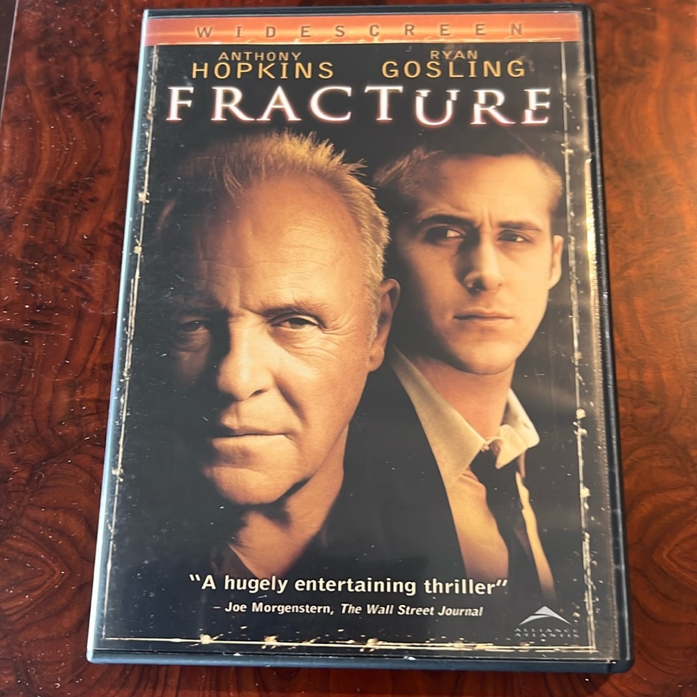 Assorted movies 3/$10 “Fracture” starring Anthony Hopkins and Ryan Gosling